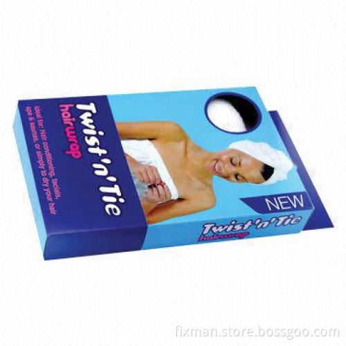 Twist-and-tie Hair Wrap, Soft, Durable, Absorbent
